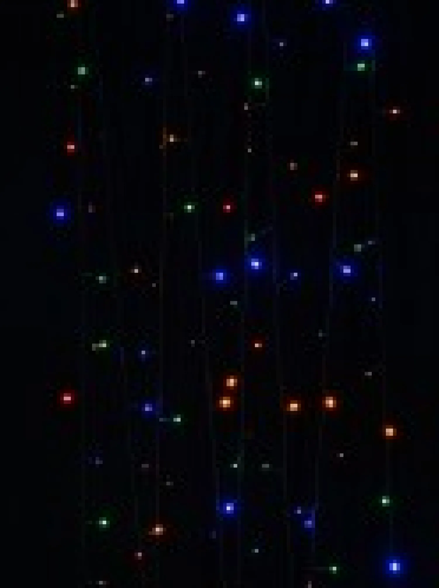 Christmas Warehouse 1000 Multi Colour Concave Bulb Led String Fairy Solar Lights - 100M> Led Fairy Lights