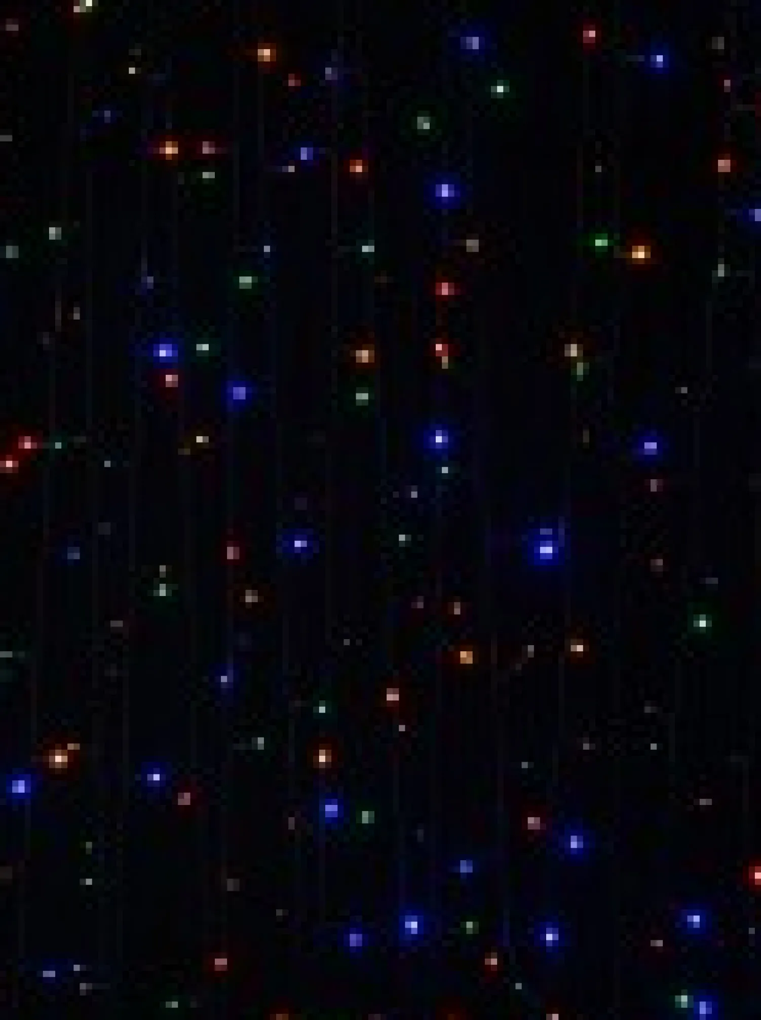 Christmas Warehouse 200 Multi Colour Concave Led Bulb Solar Powered String Fairy Lights - 20M> Led Fairy Lights
