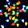 Christmas Warehouse 40 Multi Colour Led C7 Bulb Christmas Fairy String Lights - 3.9M> Led Fairy Lights