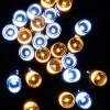 Christmas Warehouse 1000 Warm & Cool White Led Concave Bulb Christmas Fairy String Lights - 50M> Led Fairy Lights