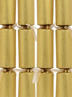Christmas Warehouse Christmas Jingle Gold Glitter Thread Look Design Bon Bons - 6 X 35Cm> Christmas Cracker Bon Bon Packs (4 - 16 Per Pack)
