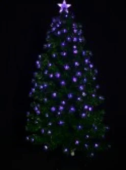 Christmas Warehouse Enchanting Dynamic & Static Colour Led Christmas Tree With 254 Tips - 1.8M><noscript><img width=