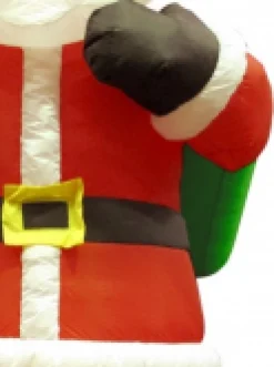 Christmas Warehouse Giant Santa Holding Christmas Sack Illuminated Christmas Inflatable Display - 3M><noscript><img width=