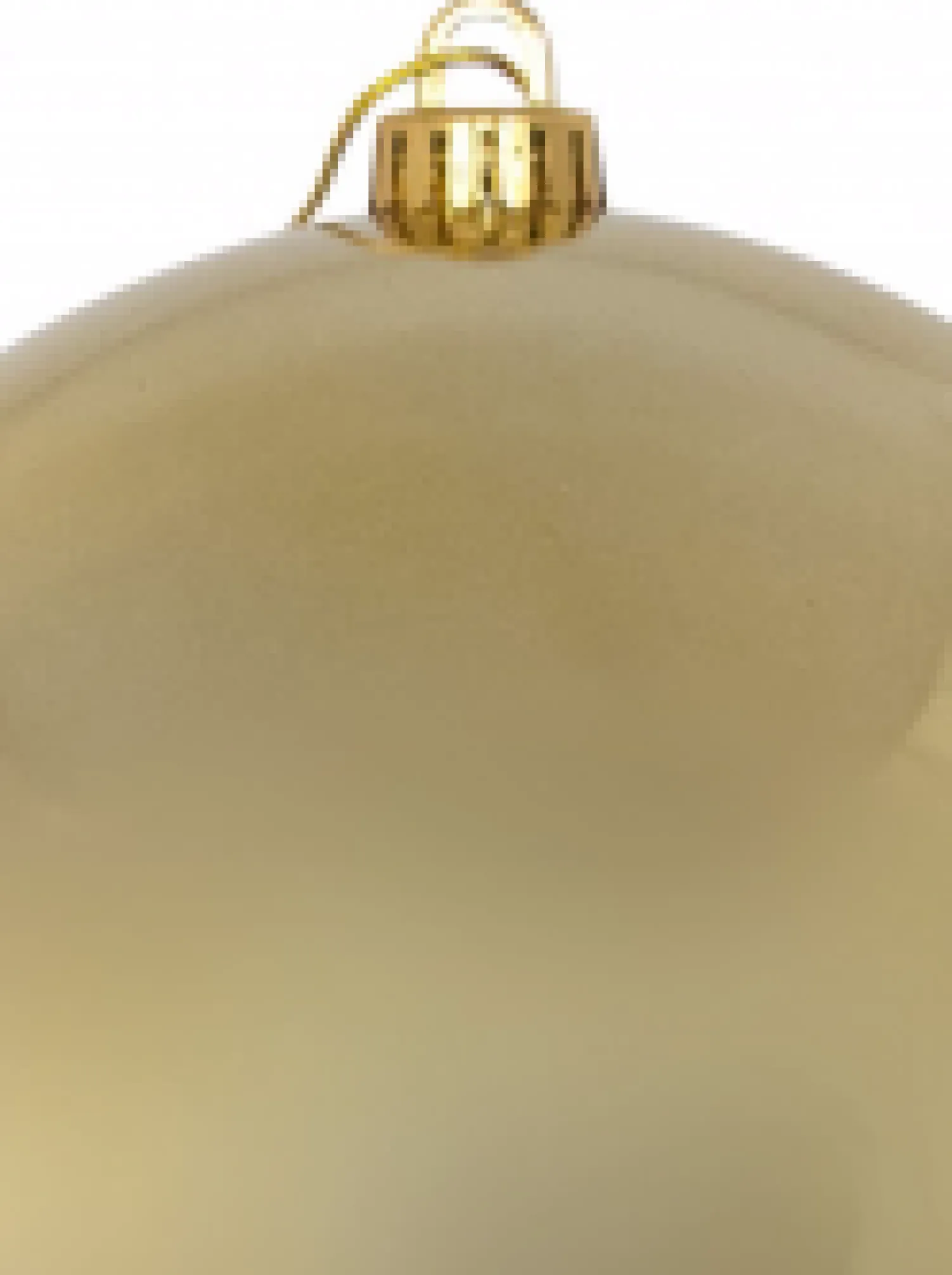 Christmas Warehouse Gold Metallic Large Display Bauble Christmas Decoration - 20Cm> Large Display Decorations