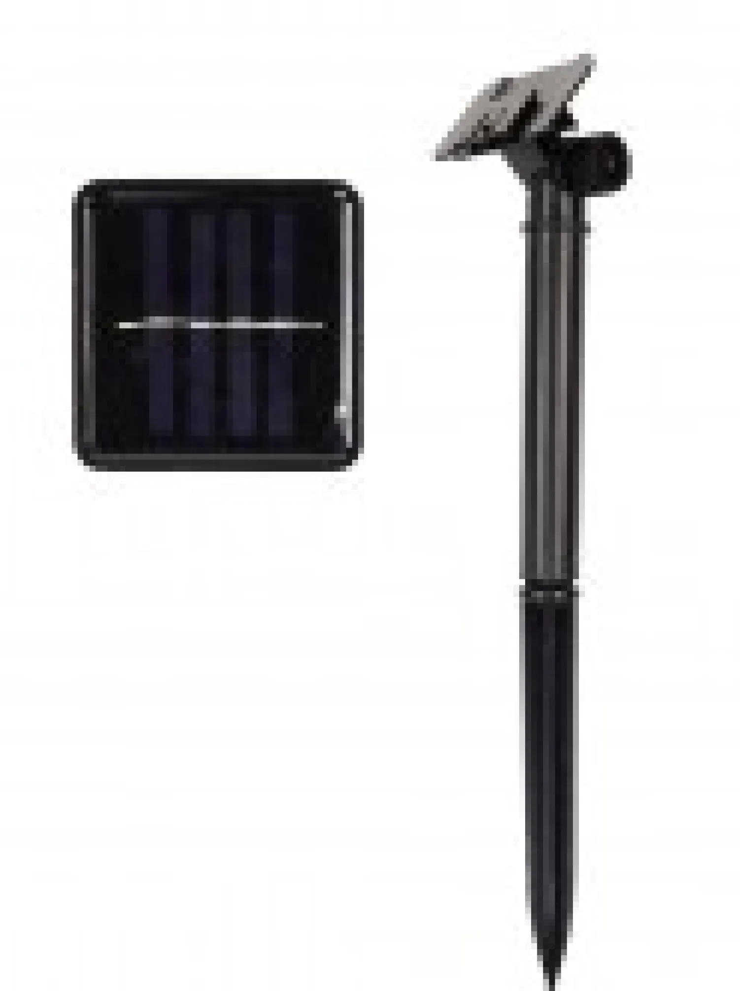 Christmas Warehouse Green Neon Flex Wavey Christmas Tree Solar Powered Path Light - 38Cm> Path Lights