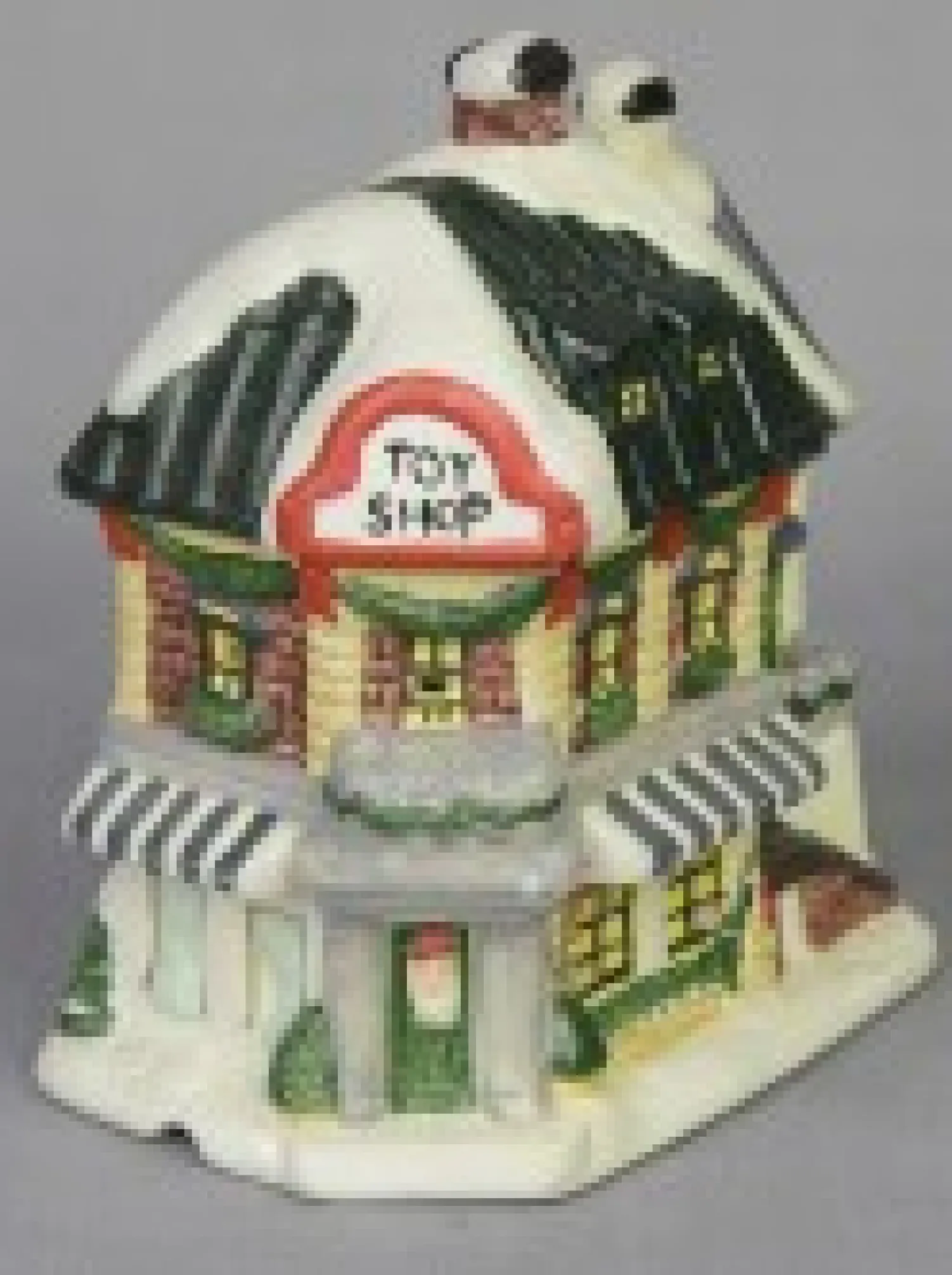 Christmas Warehouse Large Christmas Village Scene With Church, Shops & Figurines - 17 Piece> Christmas Village Scenes