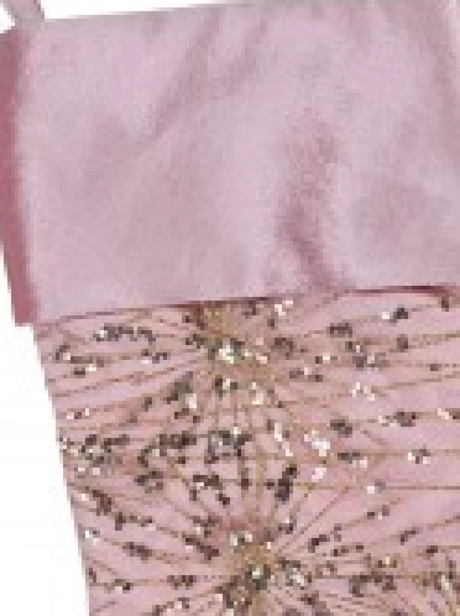 Christmas Warehouse Pink Satin With Gold Sequin Starburst Pattern Christmas Stocking - 48Cm> Christmas Stockings