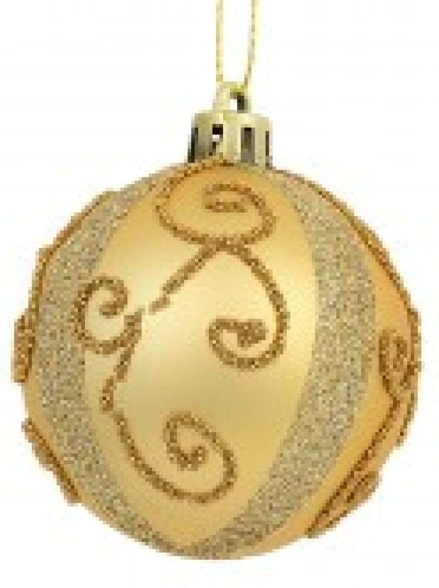 Christmas Warehouse Red, Green & Gold Baubles With Gold Filigree Pattern & Thick Stripe - 6 X 60Mm> Bauble Packs