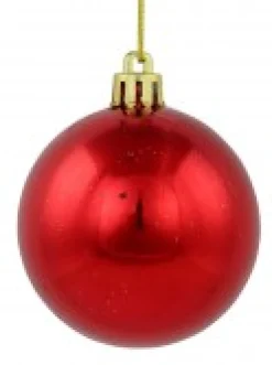 Christmas Warehouse Red Metallic, Green Matte & Glittered Gold Christmas Baubles - 27 X 60Mm><noscript><img width=