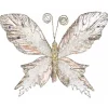 Christmas Warehouse Rose Gold Butterfly With Sheer Wings Decorative Christmas Critter Pick - 24Cm> Christmas Picks