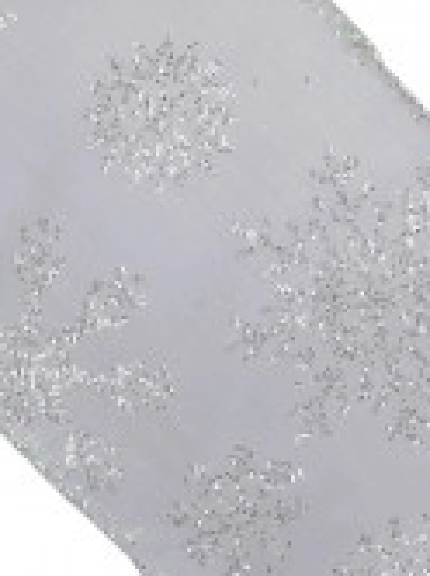 Christmas Warehouse Snowflake Pattern On Sheer White Christmas Ribbon With White Edging - 3M> Christmas Ribbon