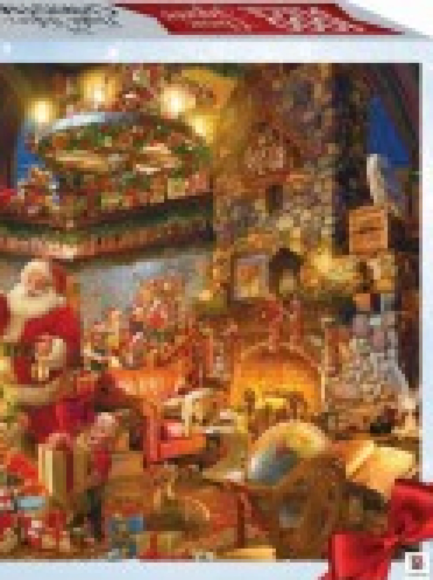 Christmas Warehouse The Night Before Christmas With Santa & Mrs Claus Jigsaw Puzzle - 1000 Pieces> Christmas Games & Puzzles
