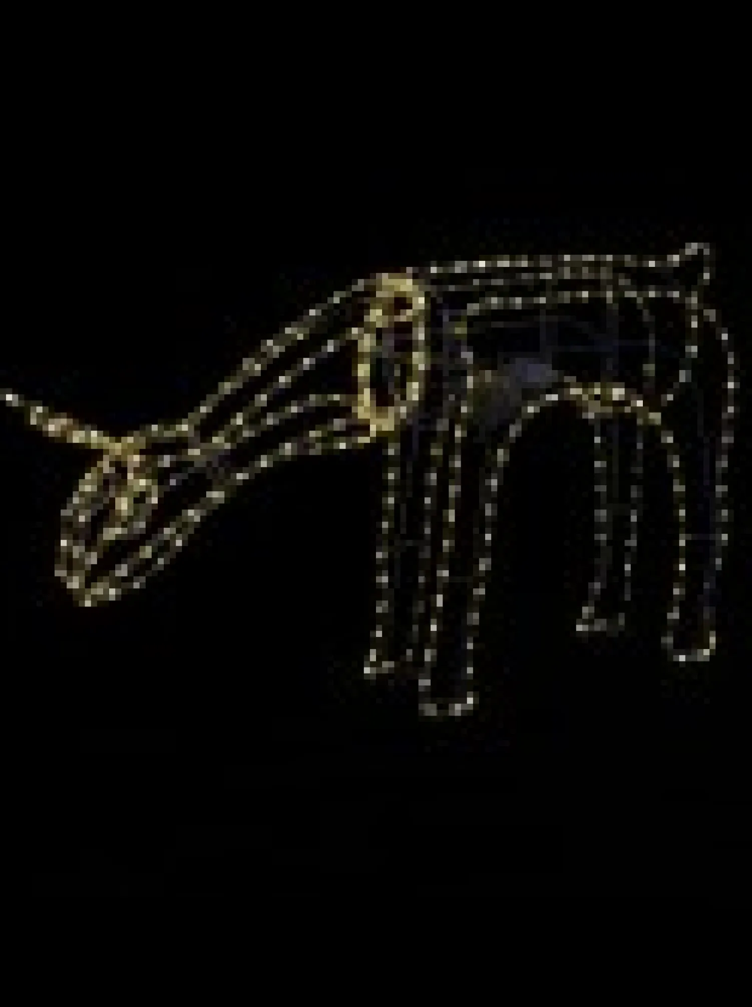 Christmas Warehouse Warm White Led Large Feeding Reindeer Cow 3D Rope Light Silhouette - 1.2M> Christmas Light Displays - 3D